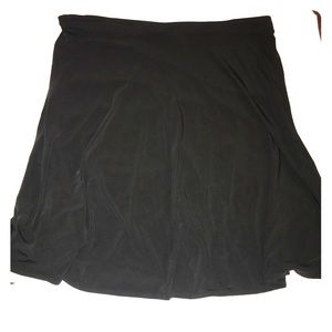 George stretch black skirt
